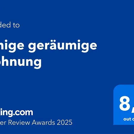 Ruhige Geraeumige Apartment *
